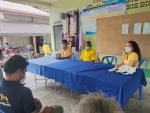 การประชุมประชาคมกลุ่มผู้ใช้น้ำสถานีสูบน้ำด้วยไฟฟ้าบ้านแหลมยา